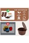 SYOSI Reusable Coffee Capsules for Dolce Gusto Machines, 6 PCS BPA-Free Filter Cups with 2 Plastic