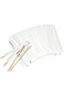 Gubintu 100Pcs 140mm Disposable Wood Coffee Stir Sticks Stirrers Individually Paper Wrapped Coffee
