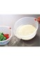 Inomata Plastic Japanese Rice Washing Bowl with Strainer, 2 quart