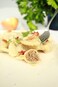 Leporinum Pierogi Maker - Four Pierogies at a Time - White - Rounded Plastic