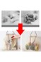 4Pcs Reusable Mesh Bags, 4Pcs Multi-purpose Breathable Hanging Bag Storage Washable Kitchen Organiz
