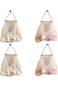 4Pcs Reusable Mesh Bags, 4Pcs Multi-purpose Breathable Hanging Bag Storage Washable Kitchen Organiz