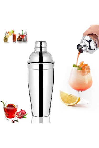 هزازات كوكتيل من الفولاذ المقاوم للصدأ من GoodTool، أداة احترافية لإعداد المشروبات في المنزل والبار - 550 مل (ستا