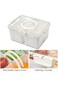 Andgogo Fruit Vegetable Storage Containers Fridge Refrigerator Organizer, Produce Storage Container
