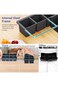 Large Ice Cube Trays, Big Silicone Ice Cube Trays 2Inch - Huge Square Ice Cubed Tray for drink (Bla