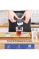 Large Ice Cube Trays, Big Silicone Ice Cube Trays 2Inch - Huge Square Ice Cubed Tray for drink (Bla