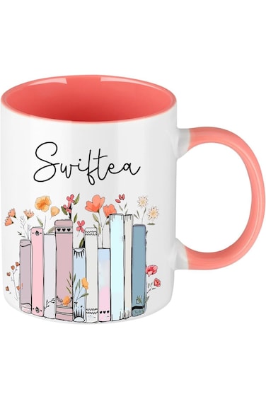 QualityLife Singer Album Coffee Mug for Singer Fans,Swiftea Tea Cup Merch for Singer Fans Womens an