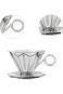 ALMEKAQUZ Coffee Filter Cup Multiuse Coffee Filter Holder Gift Easy Clean Pour over Coffee Filter H