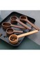 Oasisgalore Coffee Scoop, Coffee Spoons, Korean Style Beech Wooden Coffee Ground Spoon, Measuring f