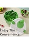 OctStory Salad Spinner with Bowl, Spin &amp; Dry Salad Greens, Fruits &amp; Vegetables,Large Spin Stop Sala