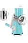 Vegetable Fruit Cutter Rotary Round Drum Cheese Grater Manual Rotating Food Cutter Round Roller Sli
