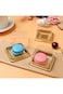 Bluejw Single Clear Mooncake Box, 50 Pack Individual Mini Cupcake Containers, Plastic Transparent S