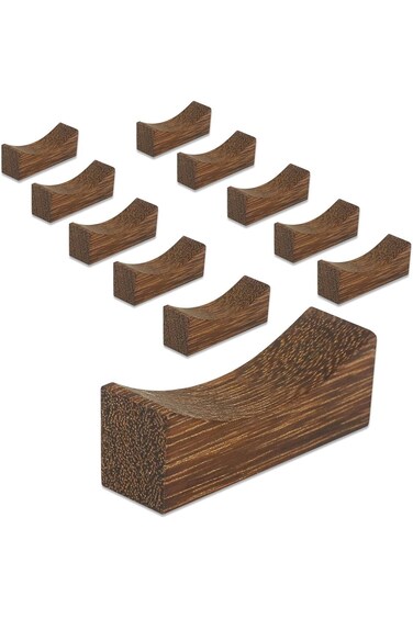 YTLX 10PCS Wooden Chopstick Rests and Holders for Home, Hotel, Resta, urant Natural Premium Chopsti
