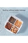 Kaigital Divided Serving Tray with Lid, Removable Divided Platter Food Storage Containers with 4 Co