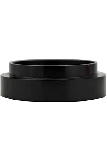 Espresso Dosing Funnel Aluminum Coffee Ring Replacement-for 51mm Porta Filters (Black)