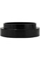 Espresso Dosing Funnel Aluminum Coffee Ring Replacement-for 51mm Porta Filters (Black)