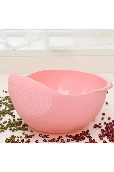 AsolBD 1pc Rice Washer Strainer Colanders for Cleaning Vegetable Fruit Pasta bowl Organizer Colande