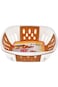 Kuber Industries Medium Multi-Purpose Plastic Storage Baskets for Fruits Vegetables and Kitchen Fri