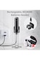 Milk Frother Handheld, BGFOX Drink Mixer Electric Handheld with Stainless Steel Stand, Rechargeable