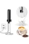 Milk Frother Handheld, BGFOX Drink Mixer Electric Handheld with Stainless Steel Stand, Rechargeable