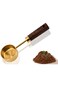 Coffee Scoop, Coffee Milk Powder Spoon - Gold Stainless Steel Coffee Spoons Set, Tablespoon Measuri