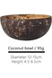 Arabest Natural Coconut Bowls and Spoons, Coconut Bowls Acai Smoothie Bowl Noodle Ramen Bowls (Set