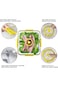 ALMEKAQUZ Vegetable Fruit Storage Containers with Lids, Timing Food Refrigerator Organizer Bins for