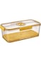 ALMEKAQUZ Vegetable Fruit Storage Containers with Lids, Timing Food Refrigerator Organizer Bins for