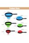 ALMEKAQUZ 3Pcs Silicone Canning Funnels, Portable Telescopic Folding Funnel, Rubber Funnel, Kitchen