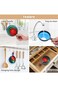 ALMEKAQUZ 3Pcs Silicone Canning Funnels, Portable Telescopic Folding Funnel, Rubber Funnel, Kitchen