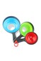 ALMEKAQUZ 3Pcs Silicone Canning Funnels, Portable Telescopic Folding Funnel, Rubber Funnel, Kitchen
