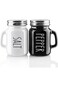 ZOSUJO Salt and Pepper Shakers Set, 4 oz Cute Salt Pepper Shaker, Kitchen Decor for Home Restaurant