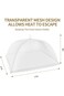 ALMEKAQUZ Mesh Food Covers,Upgraded Large Pop Up Food Dome Tent Food Cover,Reusable and Collapsible