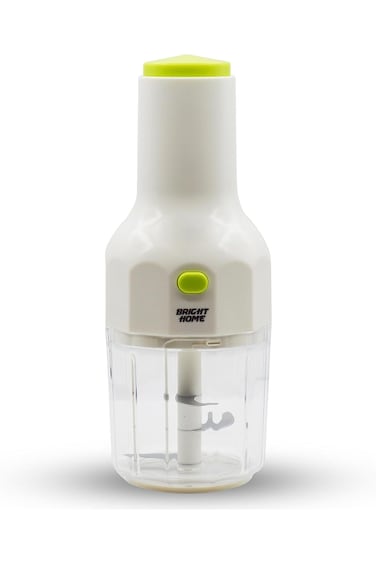 BRIGHT HOME Manual Vegetable Chopper: Hand-Operated Mincer for Onions, Garlic, and Fruits - Kitchen