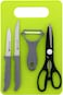 RoyalFord Vegetable Peeler Food Scissor Cutting Board and Knife Kitchen Gadget 5-Piece Set