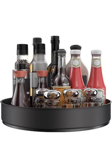 Jorunb Lazy Pantry Organizers Storage, Turntable Organizer, 360 Rotating Storage Rack for Kitchen,