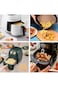 Duomama 100 PCS Unbleached Square Air Fryer Paper Liners - 8 inch,for Air Fryer and Steaming Basket