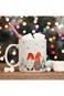 Nrecz Holiday Gnome Family Coffee Mug, Winter Christmas Movie Watching Mugs For Hot Chocolate Cocoa