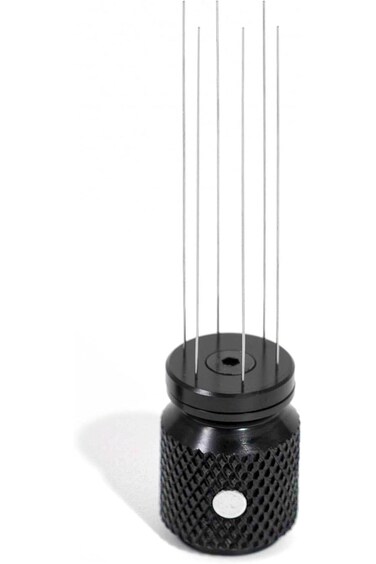 NEOUZA Coffee WDT Distribution Tool Accessories, Aluminum Handle, Built-in Magnet Design,0.4mm 6 St