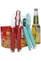 Can Opener with Multifunctional Bottles, Tins Opener, Rust Proof Kitchen Tool, Comfortable Handle