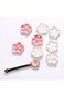 Tazweeq Elegant Cherry Blossom Ceramic Chopsticks Rest Rack Dinner Spoon Stand Knife Fork Holder, 6