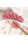 Tazweeq Elegant Cherry Blossom Ceramic Chopsticks Rest Rack Dinner Spoon Stand Knife Fork Holder, 6