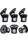 Khazna Reusable K Cups, 6 Pack K Cup Reusable Coffee Pods with BPA Free Plastic, Refillable K Cup C