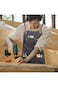 Paporich Chef Apron for Men and Women - Heavy Duty Cotton Canvas Cross Back With Adjustable Straps