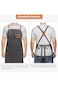Paporich Chef Apron for Men and Women - Heavy Duty Cotton Canvas Cross Back With Adjustable Straps