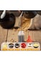 Azonee 4 Pieces Mini Condiment Bottles, 30ml Small Ketchup and Mustard Bottle, Tiny Plastic Salad D