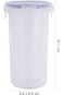 LocknLock 14-Fluid Ounce Round Food Container, Tall, 1.8-Cup