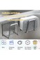 4 Pcs Under Cabinet Cutting Board Holder,Cutting Board Holder Rack Storage,Stainless Steel Under Sh