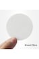 ALMEKAQUZ 10 Pcs Replacement Paper Filter Pack Sets, 51mm Unbleached Coffee Filter Paper Round Coff