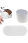 ALMEKAQUZ 10 Pcs Replacement Paper Filter Pack Sets, 51mm Unbleached Coffee Filter Paper Round Coff